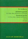 Quartett op.18 fr Flte, Oboe, Klarinette und Fagott Partitur und Stimmen