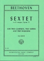 Sextett Es-Dur op.71 fr 2 Klarinetten, 2 Hrner und 2 Fagotte Studienpartitur