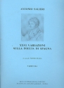 26 Variazioni sulla follia di spagna per orchestra study score