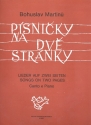 Lieder auf 2 Seiten  fr Gesang und Klavier (en/tschech)