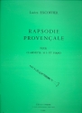 Rapsodie Provencale pour clarinette et piano