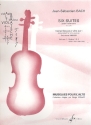 6 suites vol.1 (nos.1-3) pour violoncelle pour alto