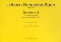 Sonate G-Dur nach der Sonate BWV1027 fr Orgel