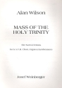 Mass of the holy Trinity for mixed chorus, organ and synthesizers vocal score
