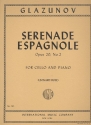 Serenade espagnole op.20,2 for cello and piano