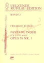Fantasie D-Dur op.38,1 für Flöte solo