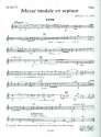 Messe modale en Septuor fr Sopran, Alt, Flte und Streichquartett (Orgel),  Fltenstimme