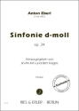 Sinfonie d-moll op.34 fr Orchester Partitur