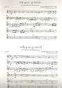 Adagio g-Moll für Violoncello und Streichorchester Partitur und Stimmen (Solo-Vc+ 1-1-1-2)