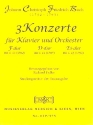 3 Konzerte F-Dur, D-Dur und Es-Dur fr Klavier und Orchester Studienpartitur