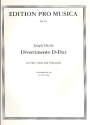 Divertimento D-Dur fr Flte, Viola und Violoncello Stimmen