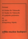113 Etden Band 3: fr Violoncello Etden 63-85