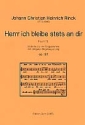 Herr ich bleibe stets and dir op.127 fr 4 Singstimmen (SATB) und Orgel ad lib. Partitur