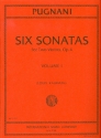 6 Sonatas op.4 vol.1 (nos.1-3) for 2 violins score and parts