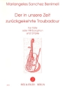 Der in unsere Zeit zurckgekehrte Troubadour fr Flte (Altsaxophon) und Gitarre,  Partitur und Stimme