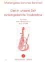 Der in unsere Zeit zurckgekehrte Troubadour fr Flte (Altsaxophon) und Gitarre,  Partitur und Stimme