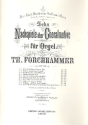 10 Nachspiele ber Choralmotive fr Orgel