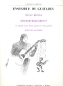 Divertissement pour 6 guitares partition et parties