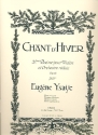 Chant d'Hiver op.15 pour violon et orchestre pou violon et piano