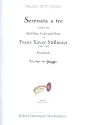 Serenata a tre SmWV 608 fr Flte, Viola und Horn Partitur und Stimmen