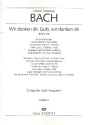 Wir danken dir, Gott, wir danken dir Kantate Nr.29 BWV29 Violine 1
