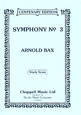 Symphony no.3 for orchestra study score