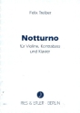 Notturno fr Violine, Kontrabass und Klavier Partitur und Stimmen