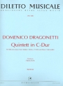 Quintett C-Dur fr Kontrabass (Violine), Violine, 2 Violen und Bass (Violoncello) Stimmensatz