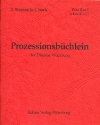 Prozessionsbchlein der Dizese Wrzburg zum alten GL fr Blser 2. Stimme in C hoch (Flte, Oboe)