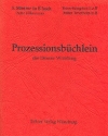 Prozessionsbchlein der Dizese Wrzburg zum alten GL fr Blser 5. Stimme in B hoch (Tenor-Saxophon 1, Tenorhorn 1)