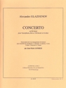 Concerto Mi bemol Major op.109 pour Saxophone Alto et Orchestre a Cordes pour ensemble de saxophones (si/2s/3a/3t/basse) Partition et Parties