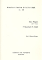 Prludium h- moll fr 8 Blockflten (SSATBBCbassFSubbass) Aus 12 Stcke fr Orgel op.59 (1901) Partitur und Stimmen