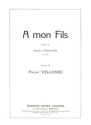  mon fils pour chant et piano