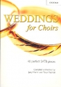 Weddings for Choirs for mixed chorus with and without piano (organ)