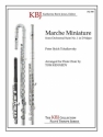 Marche Miniature from Orchestral Suite D major op.43  for solo piccolo, 6 flutes, celest (piano) and triangle
