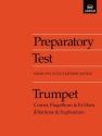 Preparartory Test for trumpet treble clef (cornet/fluegelhorn/horn in Es/ baritone/euphonium)