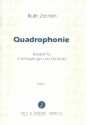 Quadrophonie  Konzert fr 4 Schlagzeuger und Orchester Partitur