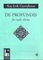 De Profundis fr Mnnerchor a cappella Partitur