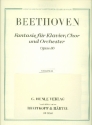 Fantasie c-Moll op.80 fr Klavier, Soli, Chor und Orchester Violine 2