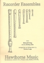 From the 'Holberg Suite' for 4 recorders (SATB) score and parts