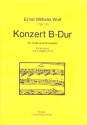 Konzert B-Dur fr Viola und Orchester Partitur