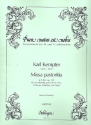 Missa pastoritia F-Dur op.105 fr gem Chor (SAB), 2 Hrner, Streicher und Orgel,  Partitur