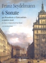 6 Sonaten fr Klavier (Cembalo) zu 4 Hnden Spielpartitur