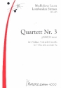 Quartett g-Moll Nr.3 fr 2 Violinen, Viola und Violoncello Partitur und Stimmen
