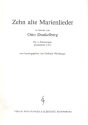 10 alte Marienlieder fr gem Chor a cappella Partitur
