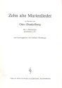 10 alte Marienlieder fr gem Chor a cappella Partitur