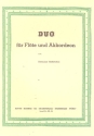 Duo fr Flte und Akkordeon Partitur und Stimme