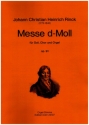 Messe d-Moll op.91 fr Soli, gem Chor und Orgel Orgel
