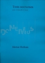 3 Nocturnes op. 84 fr Violoncello und Harfe Partitur und Stimmen