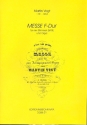 Messe F-Dur op.72 fr 4 Stimmen (gem Chor) und Orgel Partitur
